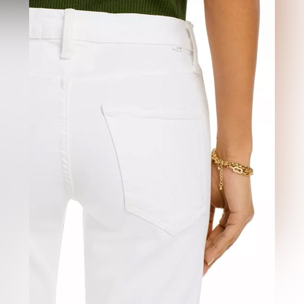 NWT MOTHER The Smarty Pants Skimp High Rise Jeans in Totally Innocent - Picture 5 of 11